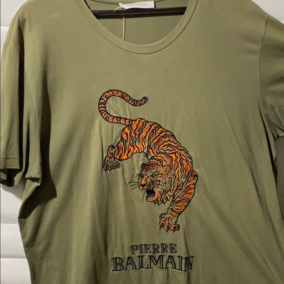 balmain tiger t shirt